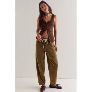 Free People We The Free Roscoe Cord Pull-On Jeans Pants NWOT Size Medium
